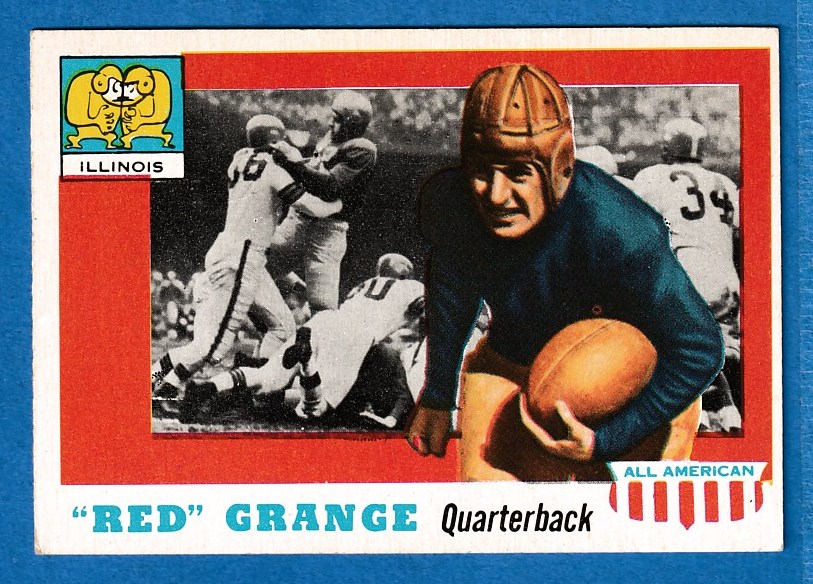 1955 Topps ALL-AMERICAN FB # 27 Red Grange UER [#] (Illinois) Baseball cards value