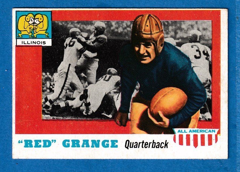 1955 Topps ALL-AMERICAN FB # 27 Red Grange UER [#] (Illinois) Football cards value