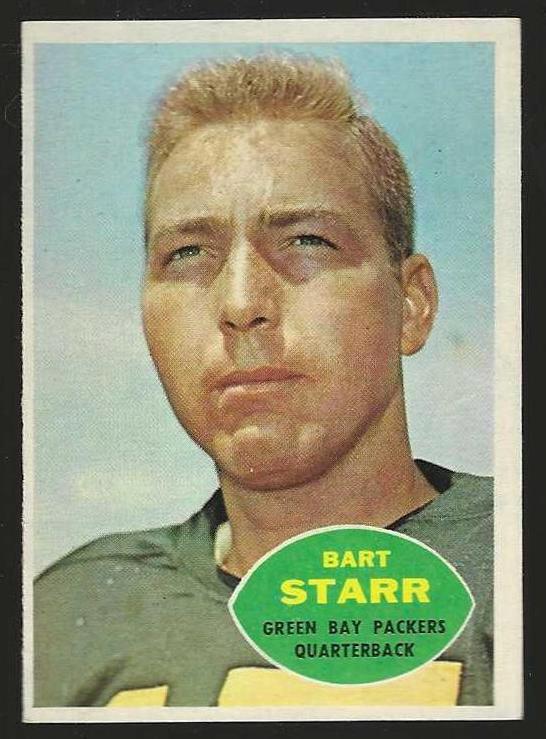 1960 Topps FB # 51 Bart Starr [#] (Packers) Football cards value