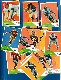   1960 Fleer FB  - Lot of (21) assorted MIS-CUT