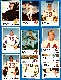 1961 Fleer FB  - Lot of (14) different with PAUL HORNUNG (VG)