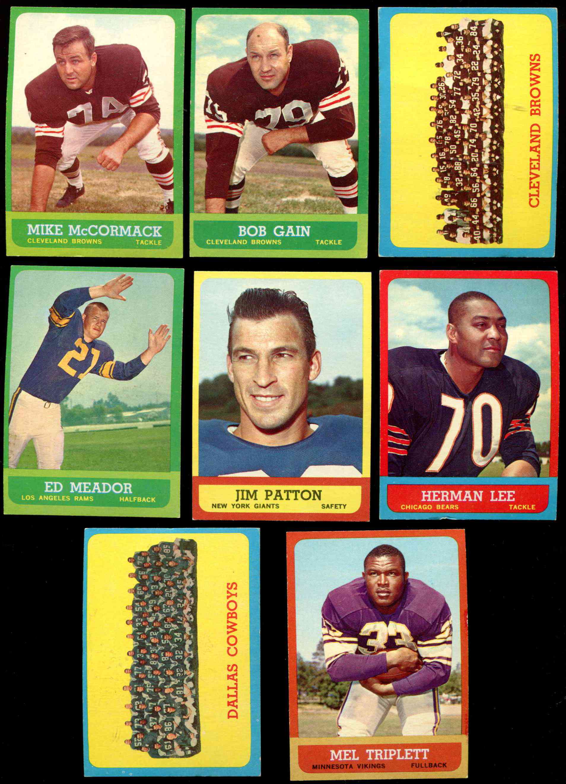 by Mickeys Cards 5 out of 10 1963 Topps Football 120 Jimmy Carr Single Print Excellent 