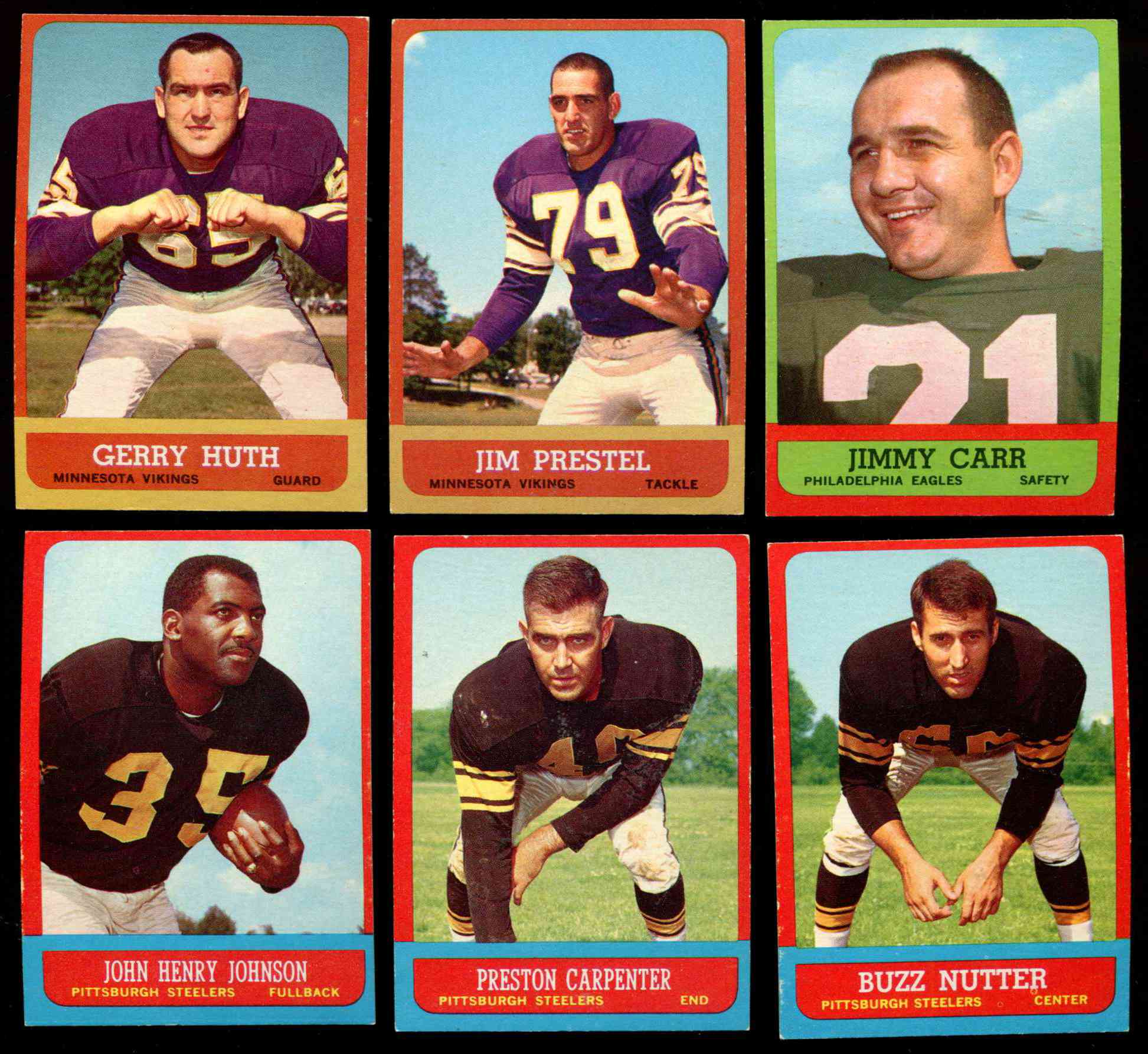 1963 Topps FB #123 John Henry Johnson SHORT PRINT (Steelers) Football cards value
