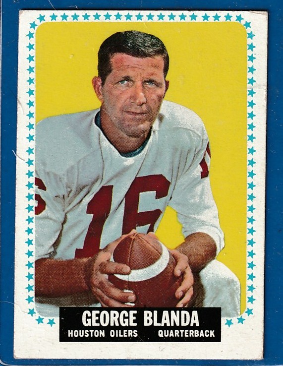 1964 Topps FB # 68 George Blanda SHORT PRINT [#] (Oilers) Football cards value