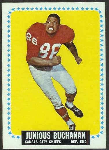 1964 Topps FB # 92 Buck Buchanan ROOKIE [#] (Chiefs) Football cards value