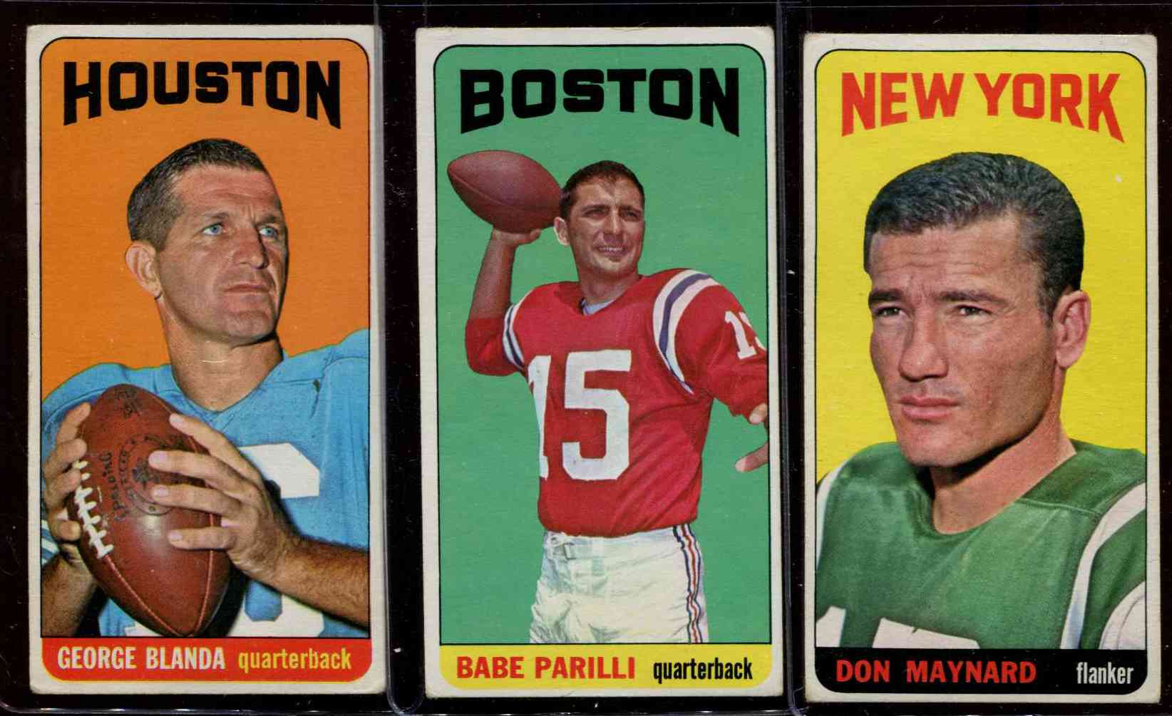 1965 Topps FB # 69 George Blanda SHORT PRINT (Houston Oilers) Football cards value