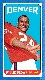 1965 Topps FB # 46 Willie Brown ROOKIE SHORT PRINT (Denver Broncos)