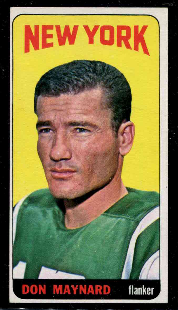 1965 Topps FB #121 Don Maynard [#] (New York Jets) Football cards value