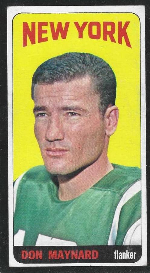 1965 Topps FB #121 Don Maynard [#] (New York Jets) Football cards value