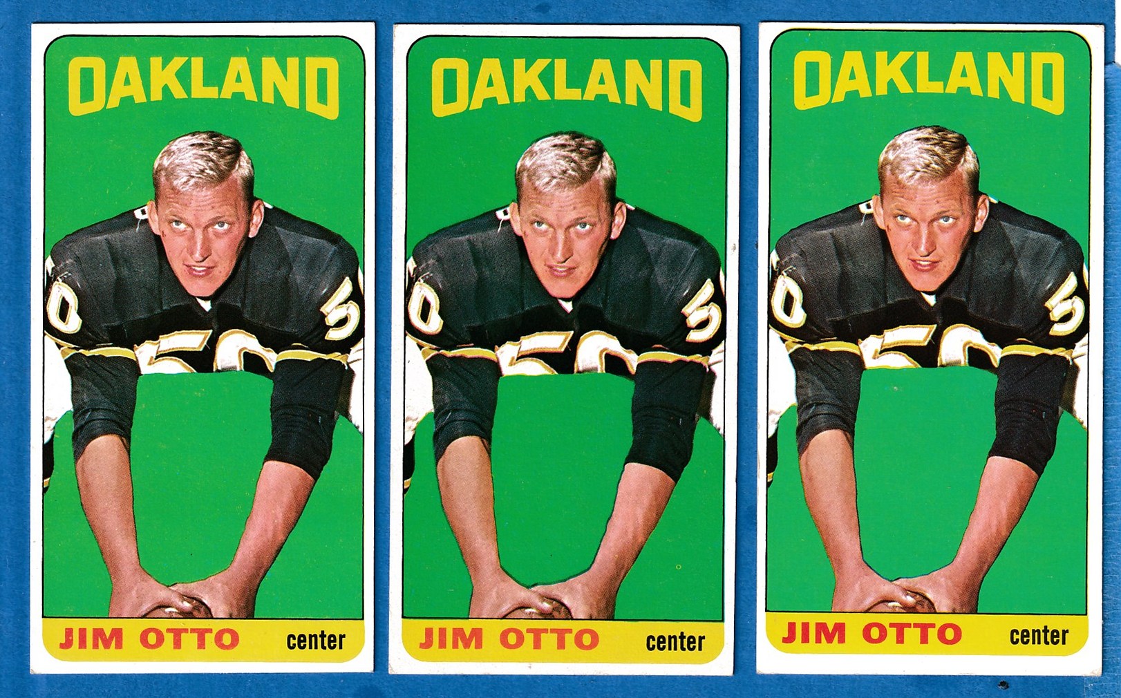 1965 Topps FB #145 Jim Otto [#] (Oakland Raiders) Football cards value