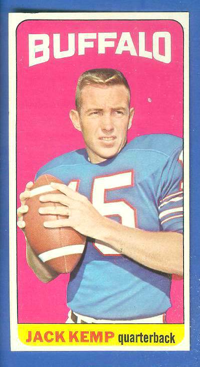1965 Topps FB # 35 Jack Kemp SHORT PRINT [#] (Buffalo Bills) Football cards value