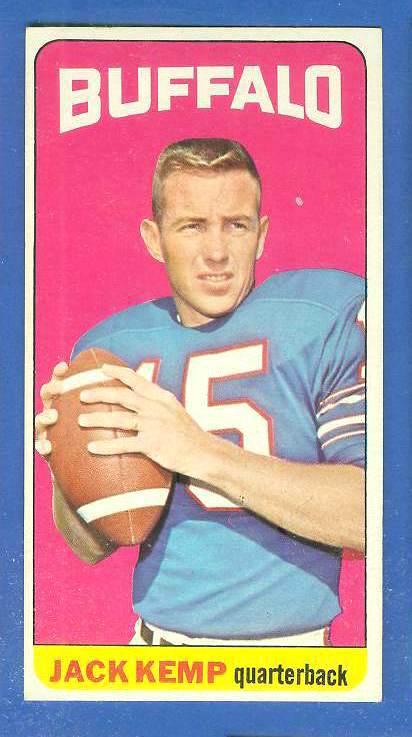 1965 Topps FB # 35 Jack Kemp SHORT PRINT [#] (Buffalo Bills) Football cards value