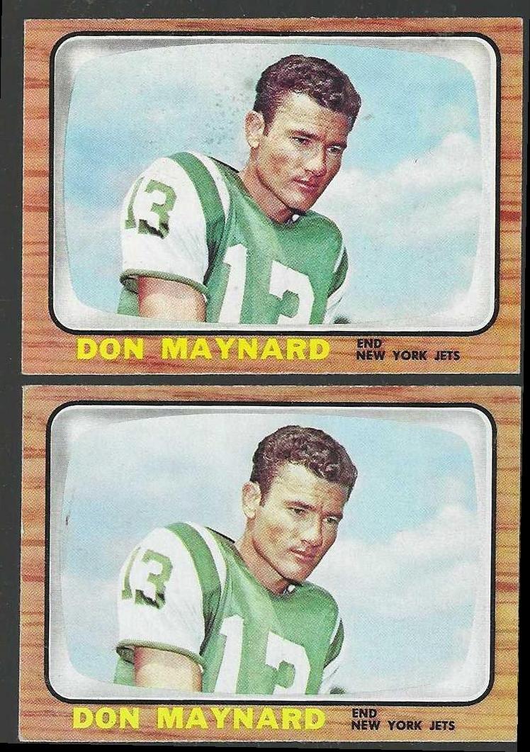 1966 Topps FB # 95 Don Maynard [#] (Jets) Football cards value