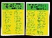 1966 Philadelphia FB #197+198 Lot of BOTH CHECKLISTS