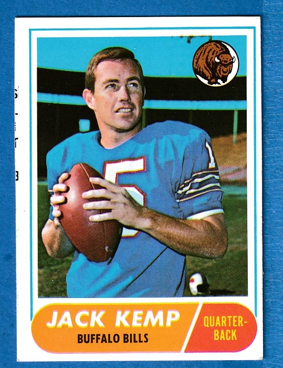 1968 Topps FB #149 Jack Kemp [#] (Bills) Football cards value