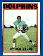 1972 Topps FB #167 Paul Warfield (Dolphins)