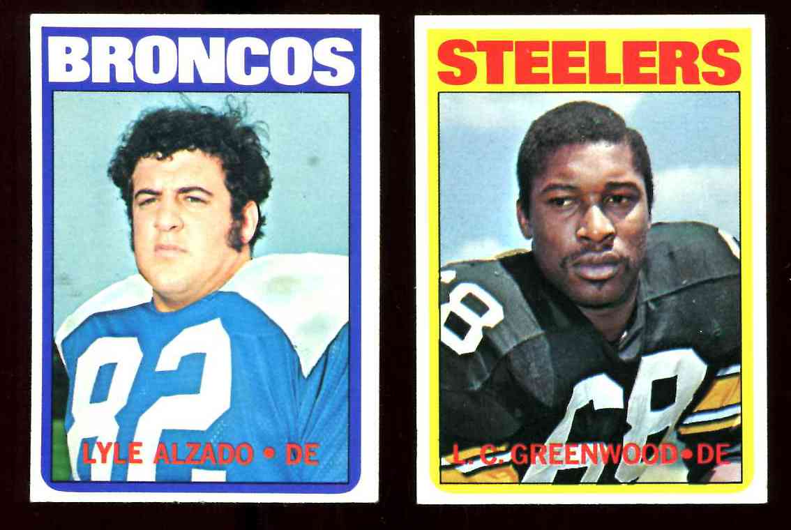 1972 Topps FB #106 Lyle Alzado ROOKIE (Broncos) Football cards value
