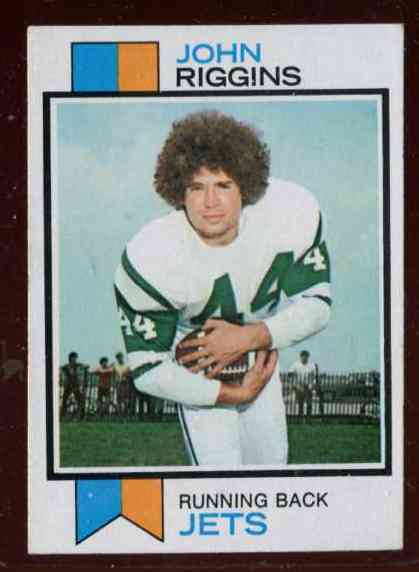 1973 Topps FB #245 John Riggins [#] (Jets) Football cards value