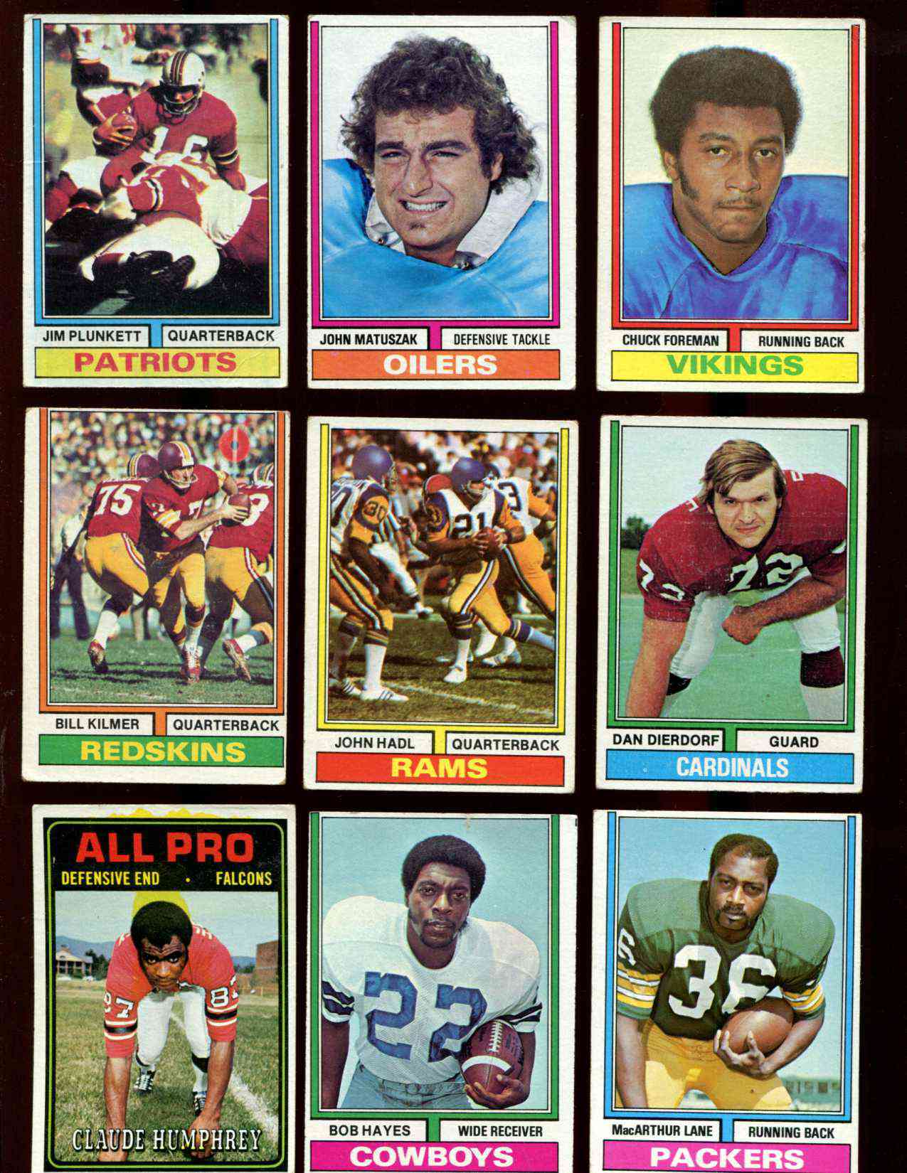 1974 Topps FB  - Starter Set/Lot (227) diff. w/STARS & ROOKIES Football cards value