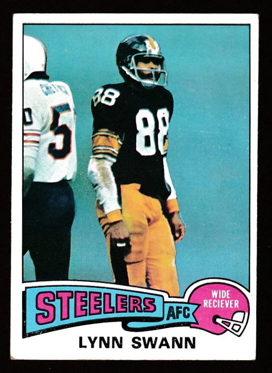 1975 Topps FB #282 Lynn Swann ROOKIE (Steelers) Football cards value