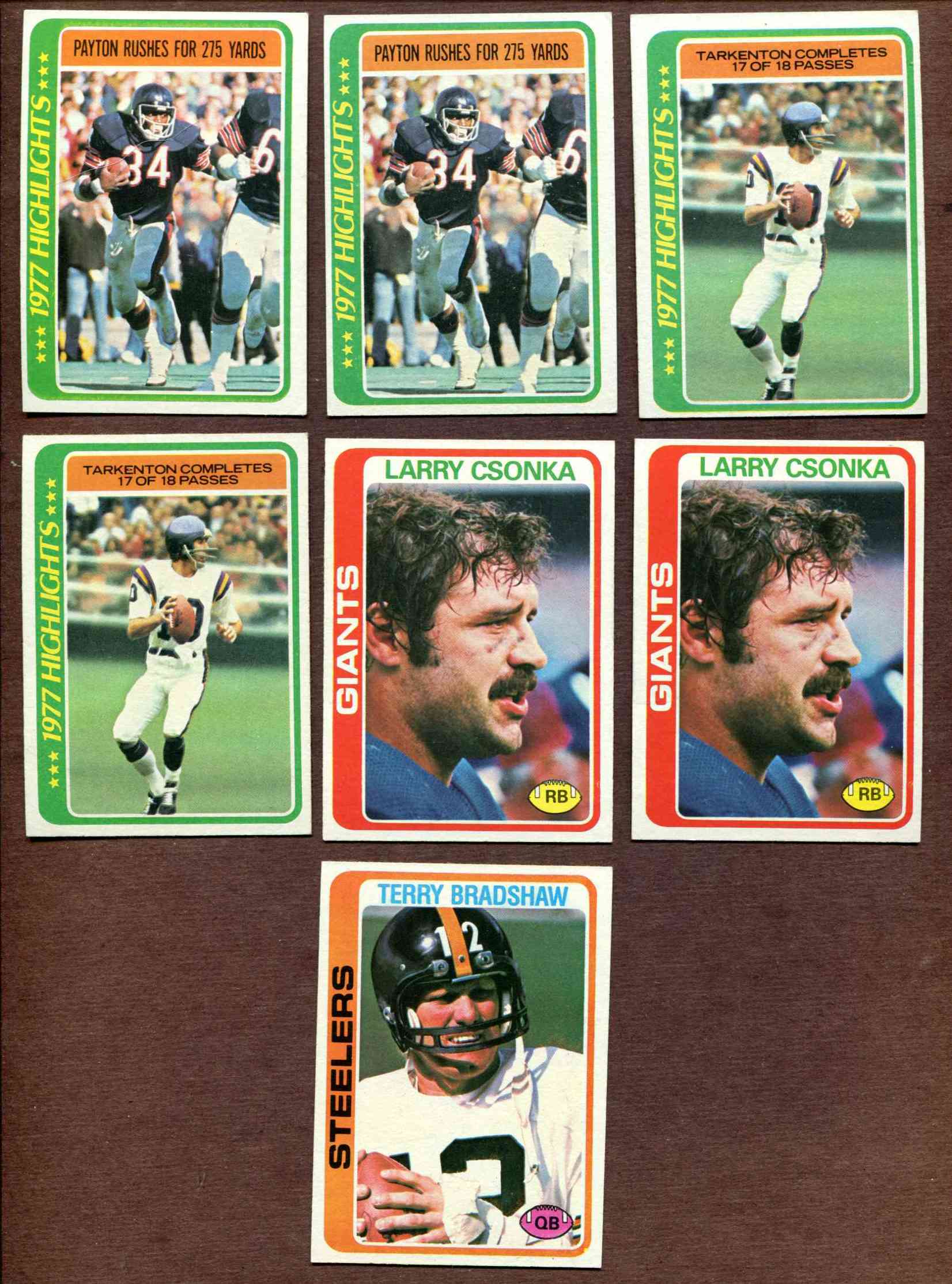 1978 Topps FB # 65 Terry Bradshaw (Steelers) Football cards value