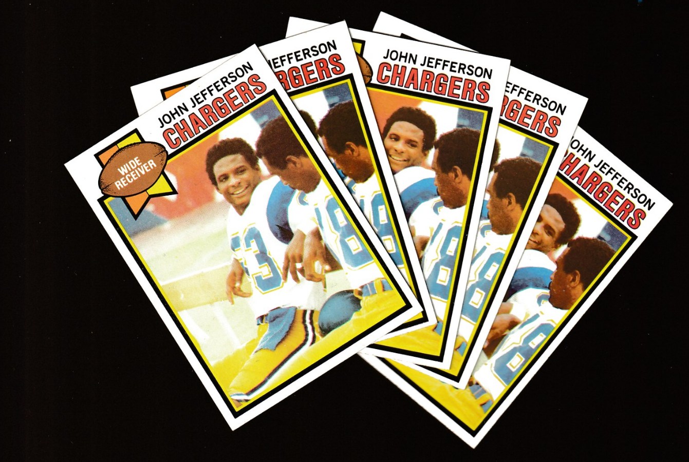 1979 Topps FB #217 John Jefferson ROOKIE (Chargers) Football cards value