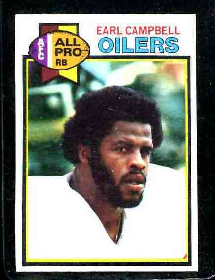 1979 Topps FB #390 Earl Campbell ROOKIE [#a] Football cards value