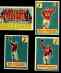  Chicago CARDINALS - 1956 Topps Football Team Lot (4) ALL SHORT PRINTS !!!