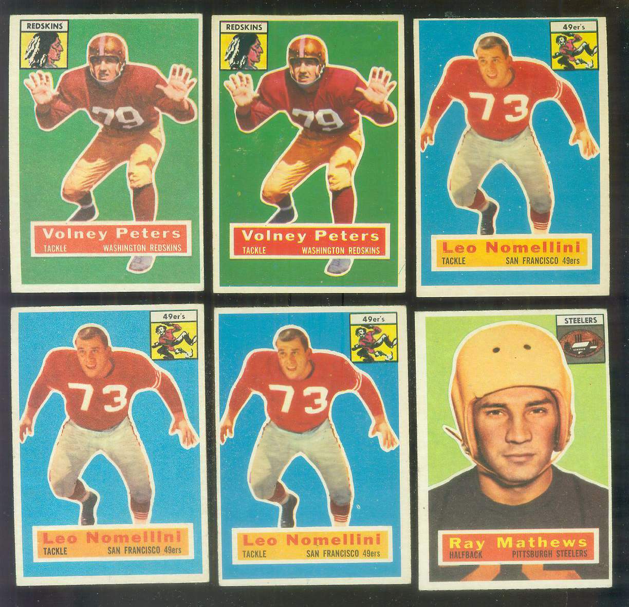 1956 Topps FB # 74 Leo Nomellini (49ers) Football cards value