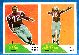  1960 Fleer Football - #  5/125 2-Card PANEL - Ed Denk/Dick Jamieson