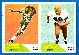  1960 Fleer Football - # 49/ 73 2-Card PANEL - Abner Haynes RC/Bill Brown