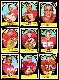 1967 Topps FB  - KANSAS CITY CHIEFS Starter Team Set/Lot (9/14) cards