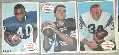 1968 Topps FB Pin-Ups/Posters -  COMPLETE SET of (16)