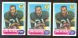 1968 Topps FB #160 Jim Taylor [#] (Saints)