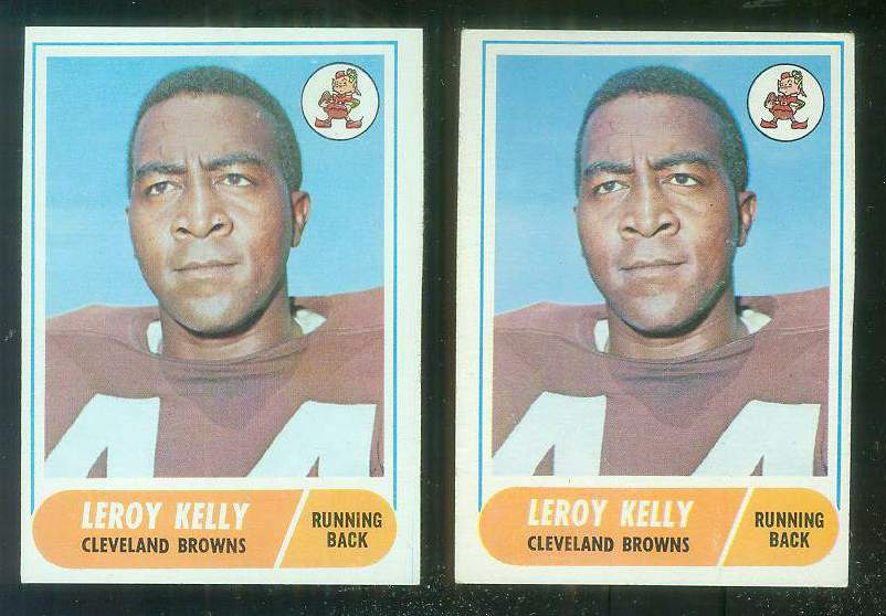 1968 Topps FB #206 Leroy Kelly [#] (Browns) Football cards value
