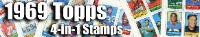  1969 Topps Four-in-One FB  - Starter Set/Lot (29) w/(116) Tarkenton,Griese