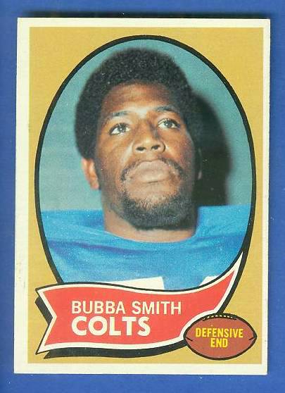 1970 Topps FB #114 Bubba Smith ROOKIE (Colts) Football cards value