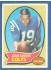 1970 Topps FB #180 Johnny Unitas (Colts)