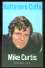 Mike Curtis - 1972 NFLPA FABRIC FB card