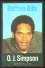 O.J. Simpson - 1972 NFLPA FABRIC FB card