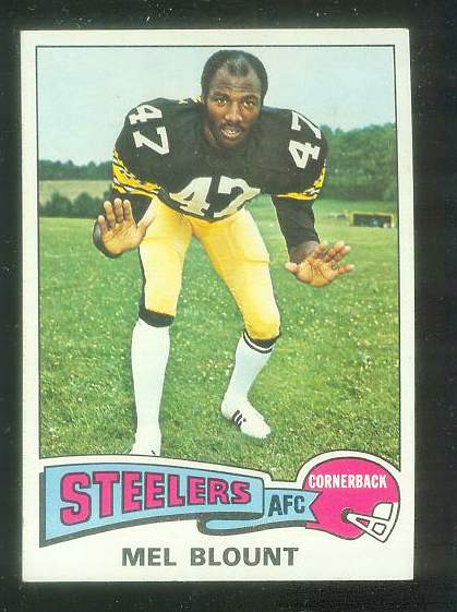 1975 Topps FB # 12 Mel Blount ROOKIE [#b] Football cards value