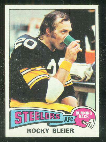 1975 Topps FB # 39 Rocky Bleier ROOKIE [#a] Football cards value