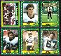  SAINTS - 1986 Topps FB - Complete Team set (11)