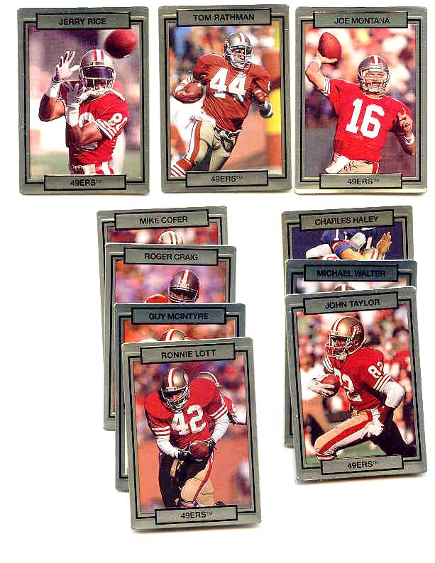 San Francisco 49ers - 1990 Action Packed TEAM SETS - Lot (40) 10-card sets Baseball cards value