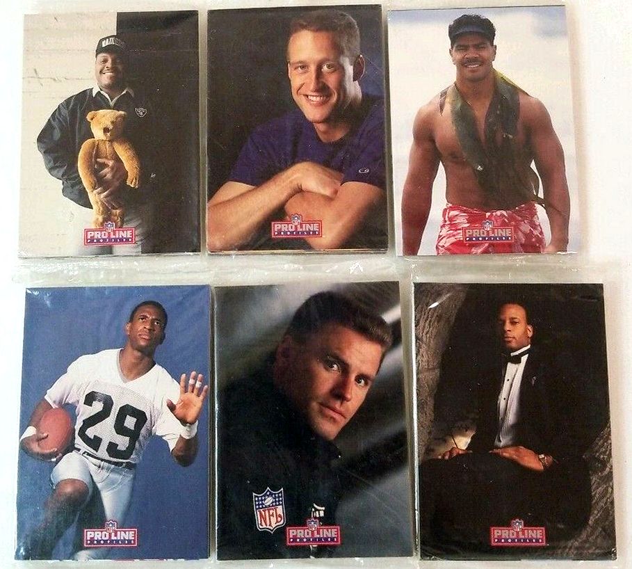 1992 Pro-Line ProFiles - Lot of (25) UN-OPENED CELLO PACKS !!! Football cards value
