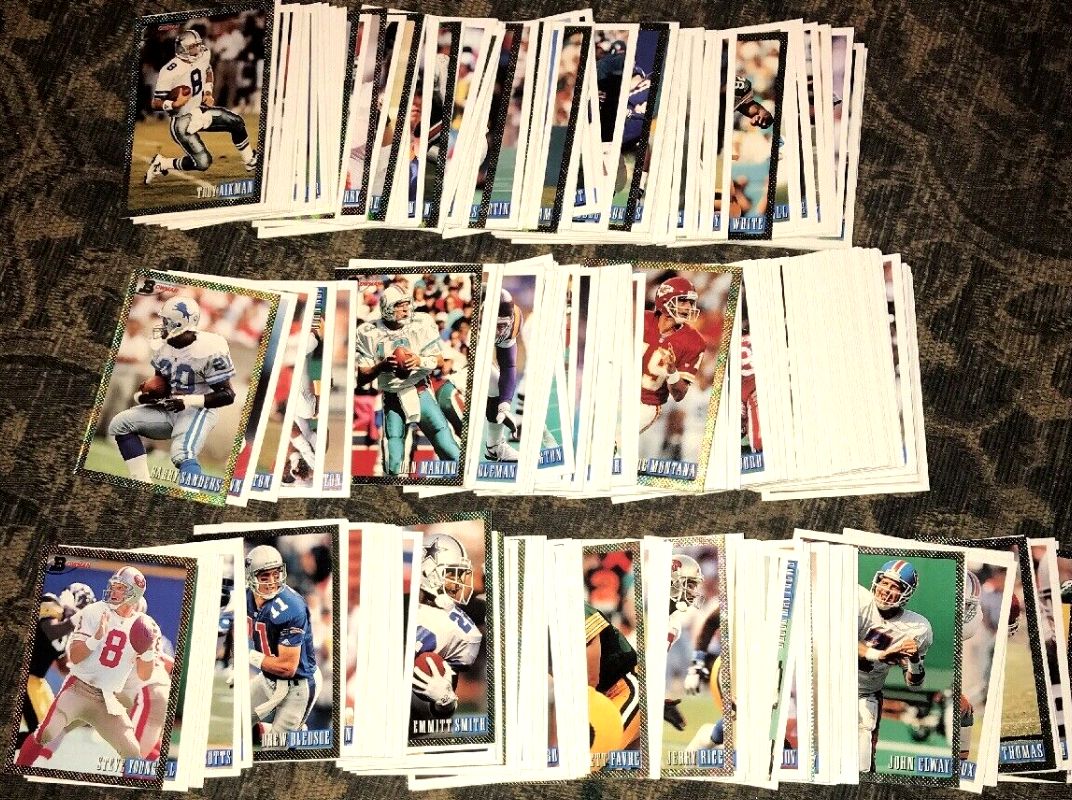 1993 Bowman FOOTBALL - COMPLETE SET (423) Baseball cards value