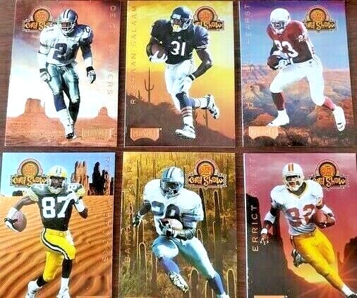 1995 Playoff SUPER BOWL Card Show Complete SET (6 cards) Baseball cards value