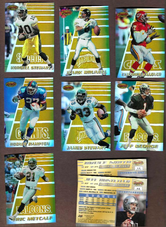  1996 Bowman's Best FB REFRACTORs - Starter Set/Lot of (106) different Football cards value