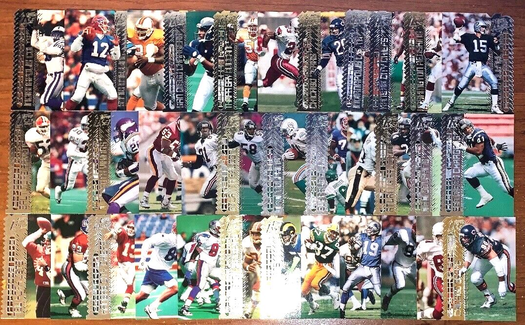 1996 Topps Laser Football - Starter Set/Lot of (59 of 62) Football cards value