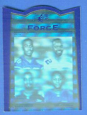 1996 SP SPx Force #FR4 HOLOGRAM Jerry Rice/Isaac Bruce/Herman Moore Baseball cards value